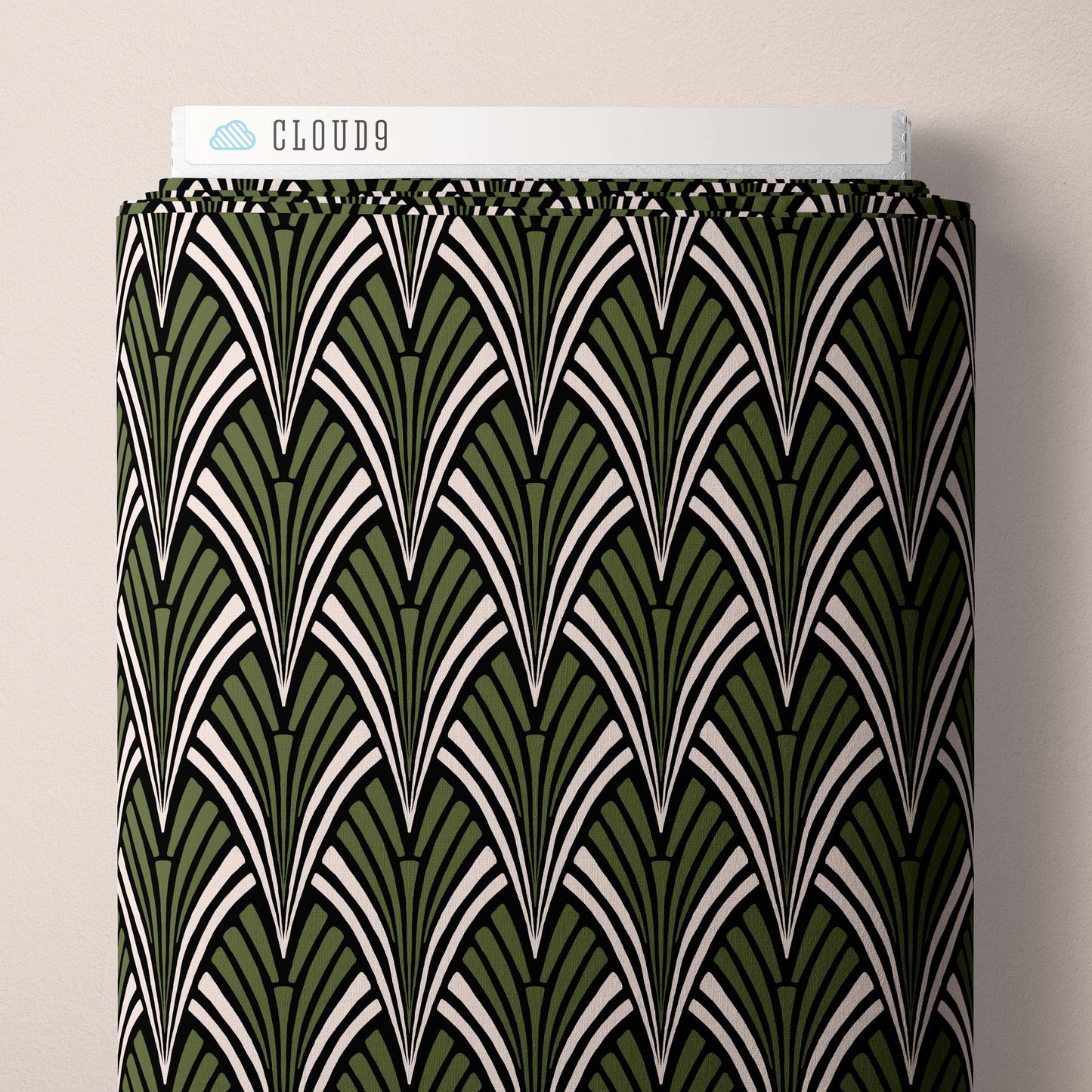 Cloud9 Fabrics: MODAL RAYON Marsh Havens Geometric Gordon Challis Woven 3.9oz- by the Half Yard