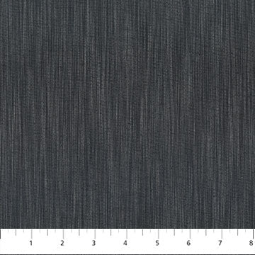 Figo Fabrics: 100% Cotton Yarn Dyed Space Dye Black Garment Shirting Woven- by the half yard