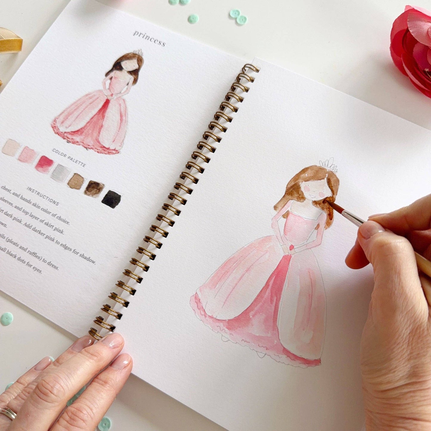Emily Lex Studio:Fairytale watercolor workbook