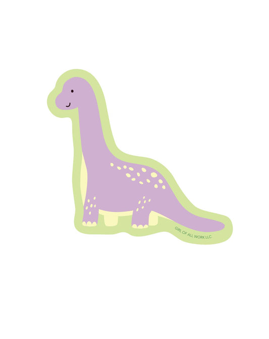 Stationary: Dinosaurs Vinyl Sticker-( 2.8"X 2.9)1 Sticker