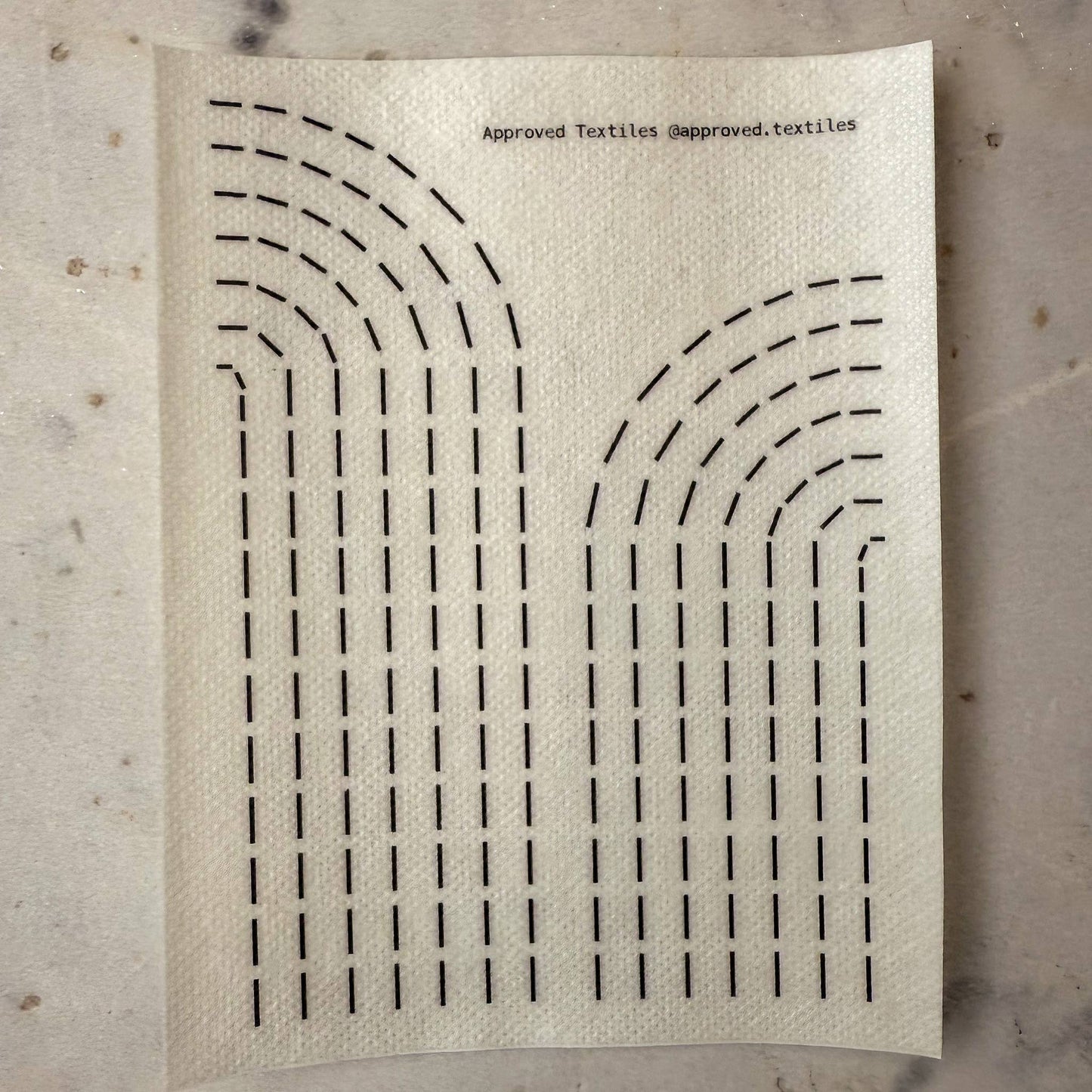 Sashiko and Visible Mending: Bauhaus Mending + Embellishment Transfer( 4 Looks) - 1 pack