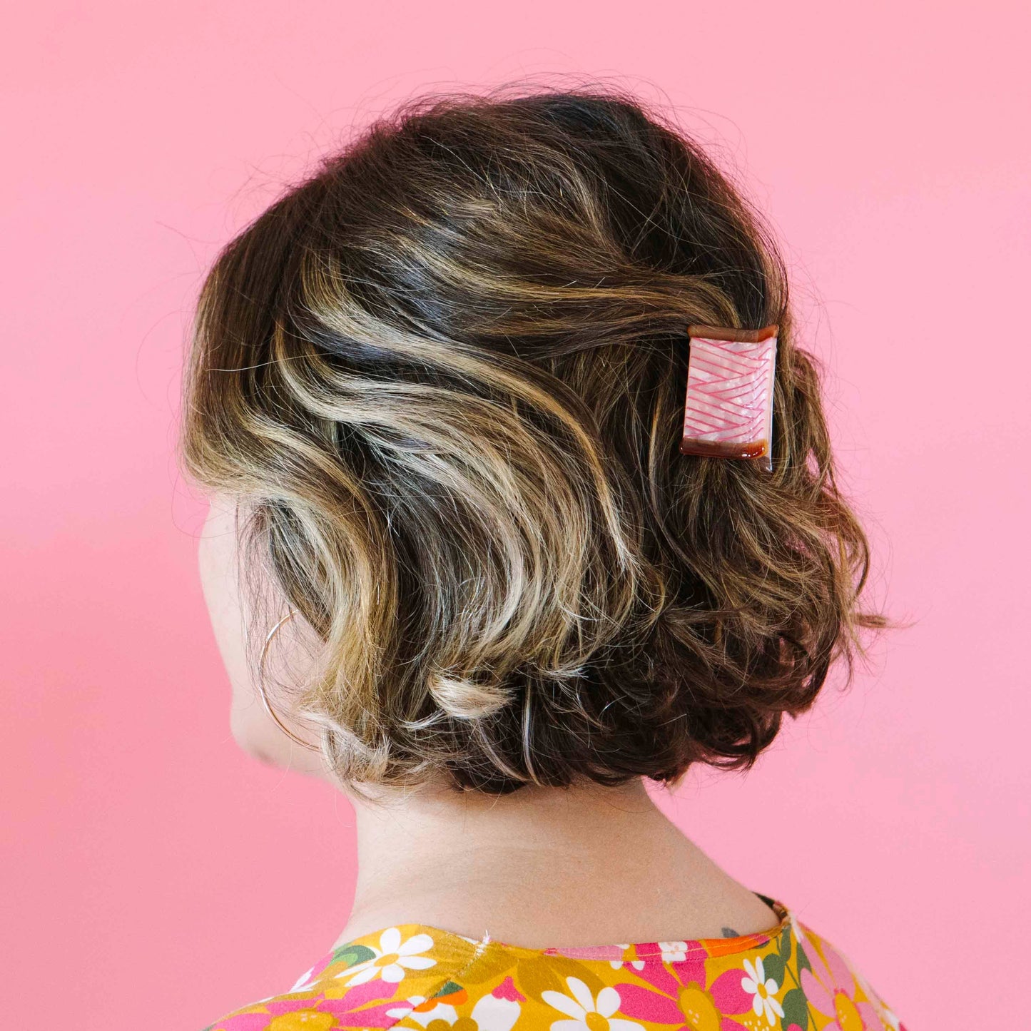 Sarah Hearts Thread Spool Mini Hair Claw Clip