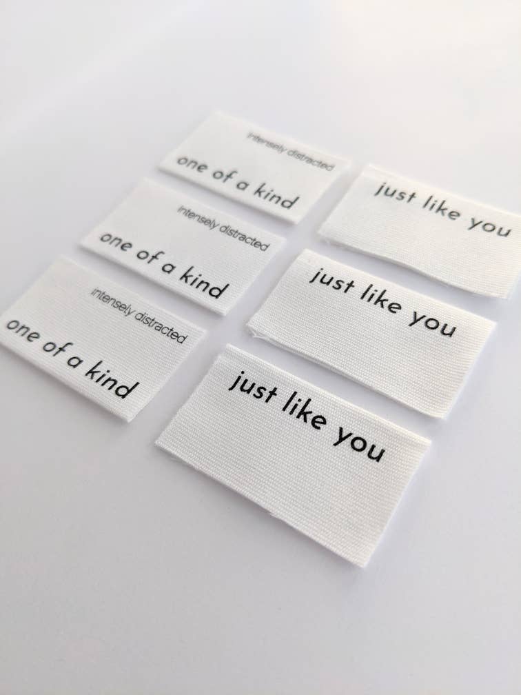 Notions: One Of A Kind, Just Like You | Cotton Luxe Labels