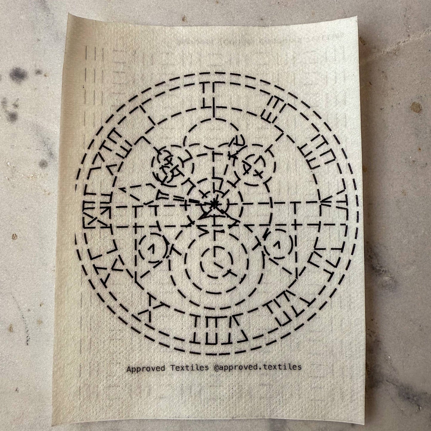 Sashiko and Mending Supplies: Wicked Mending + Embellishment Wash Away Transfers ( 4 looks) -1 pack