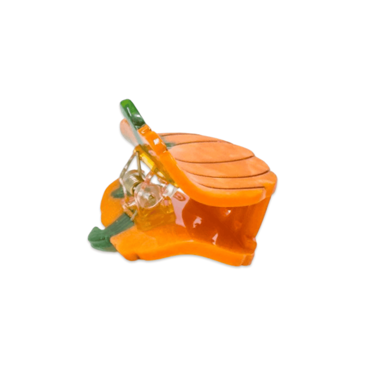Hair Accessories: Jenny Lemons: Mini Pumpkin Hair Claw Clip 1.5"x 1.25"- 1 Hair Clip