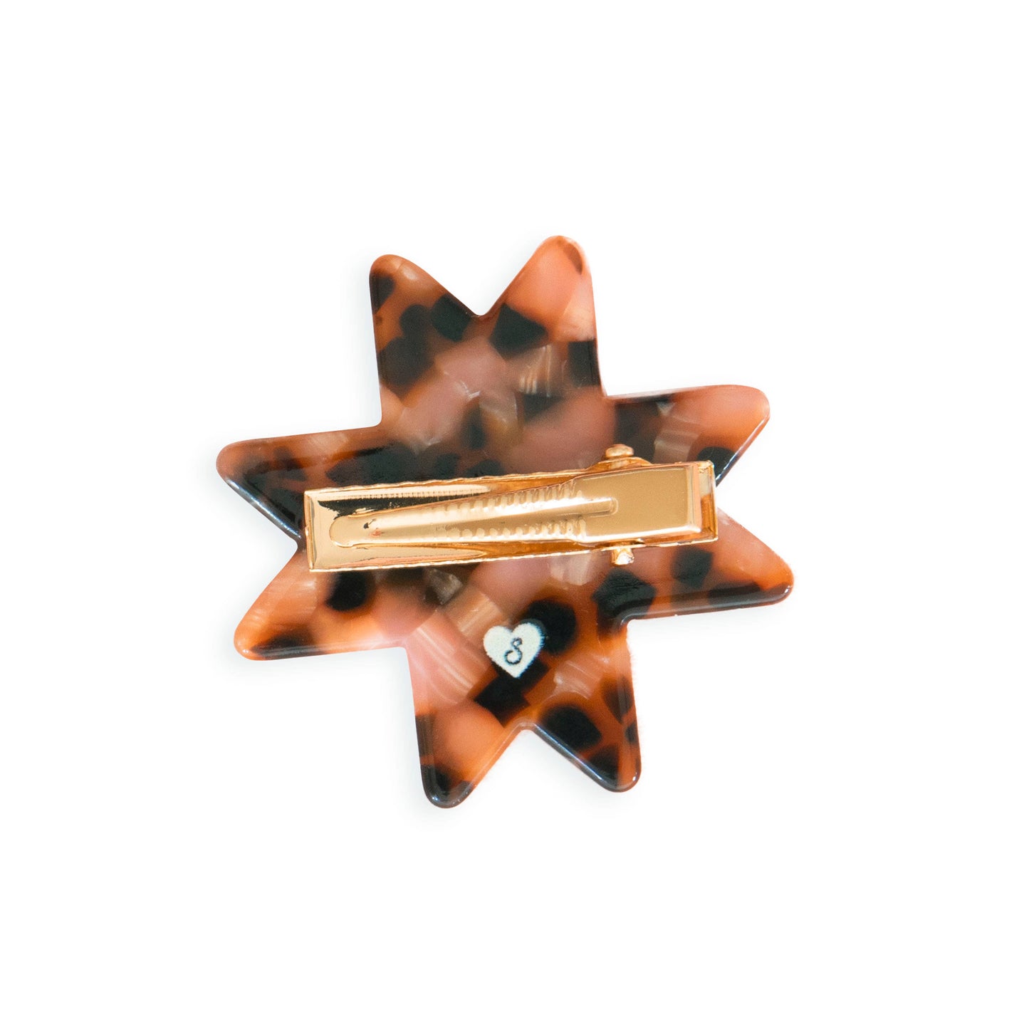 Sarah Hearts Quilt Star Hair Clip -1 Accessory Clip