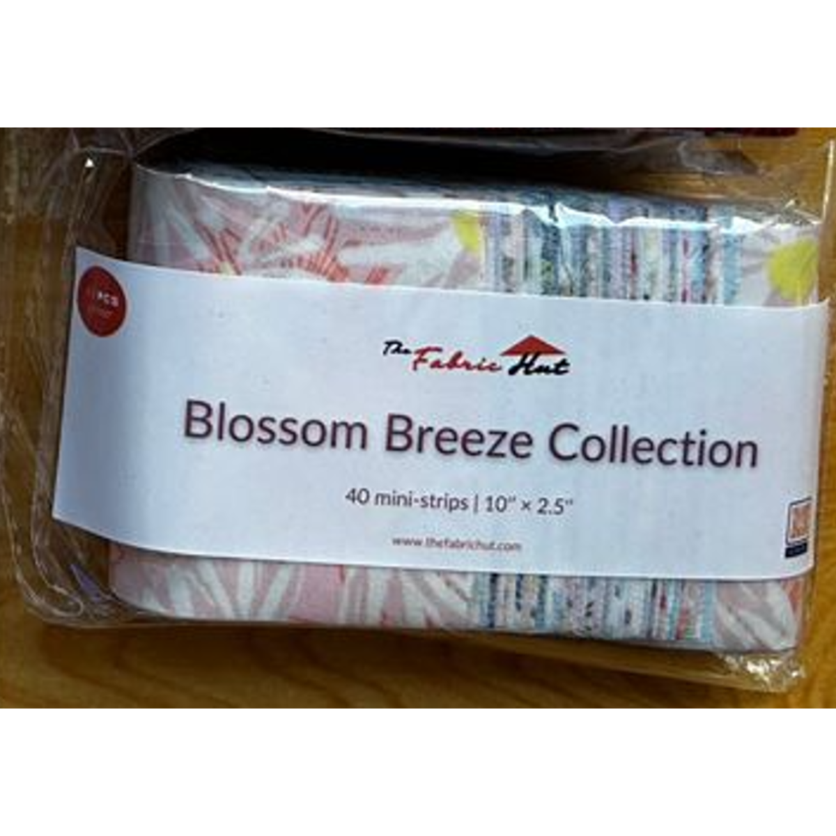 Quilting Fabric: 40-Piece Cotton 2.5'' x 10'' Mini Strips - Blossom Breeze Collection
