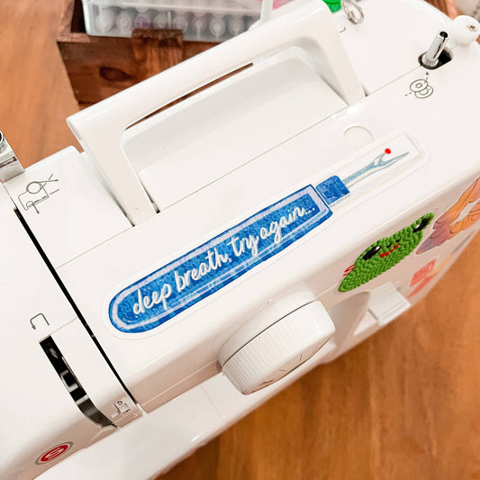 Stickers and Stationery: Seam Ripper Funny Sewing Quilt Vinyl Sticker ( 6.38"x 1'")