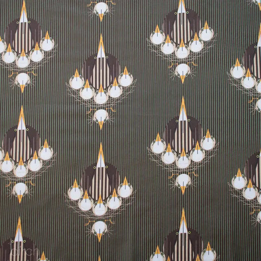 Bird Nesting Volume 3 Charley Harper Fabric > LA Finch Fabrics. Poplin woven