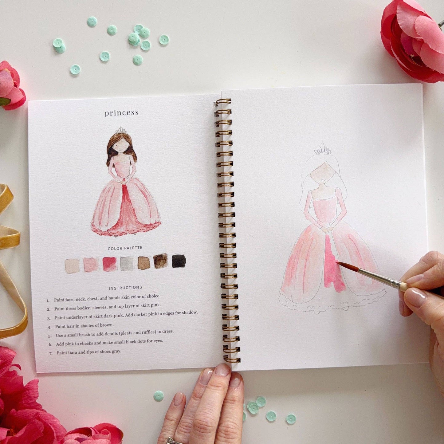 Emily Lex Studio:Fairytale watercolor workbook