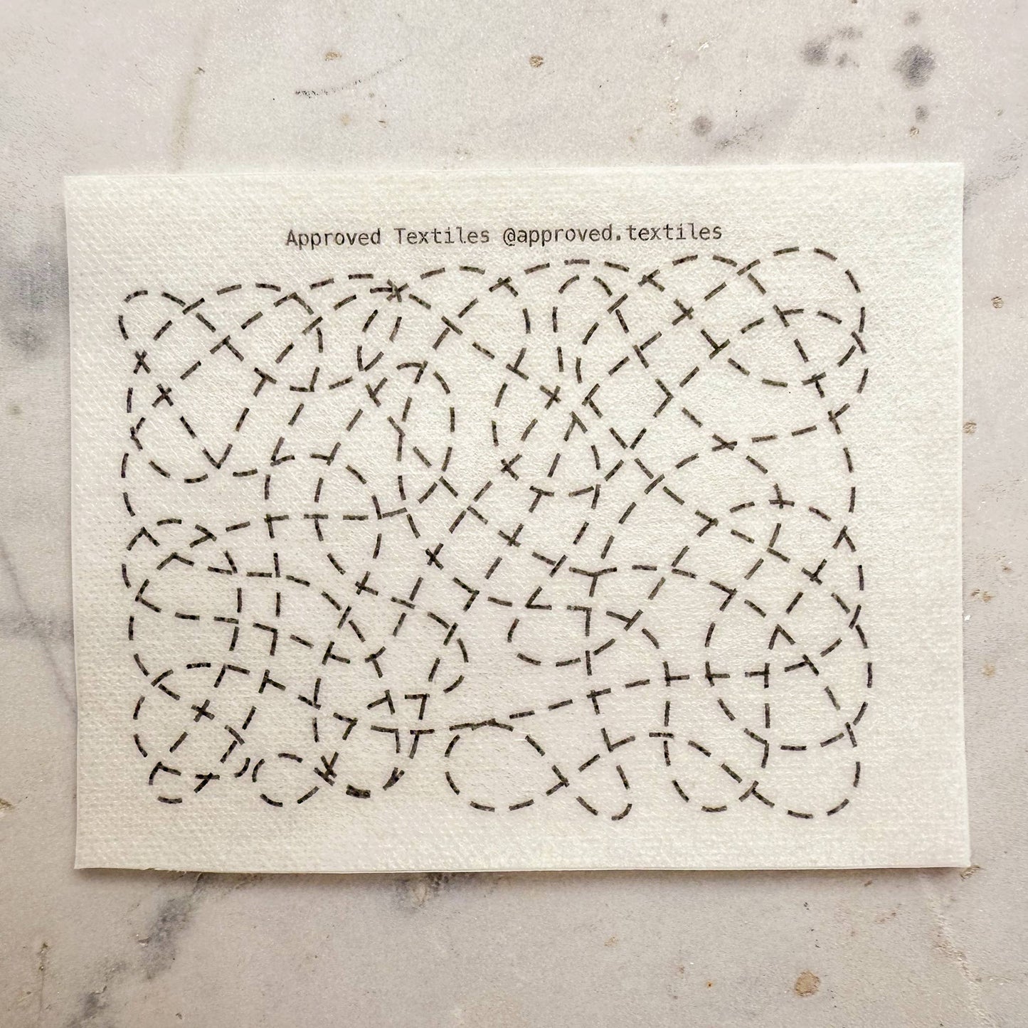 Sashiko and Mending Supplies: Anni Albers Mending + Embellishment Wash Away Transfers (4 looks)- 1 pack