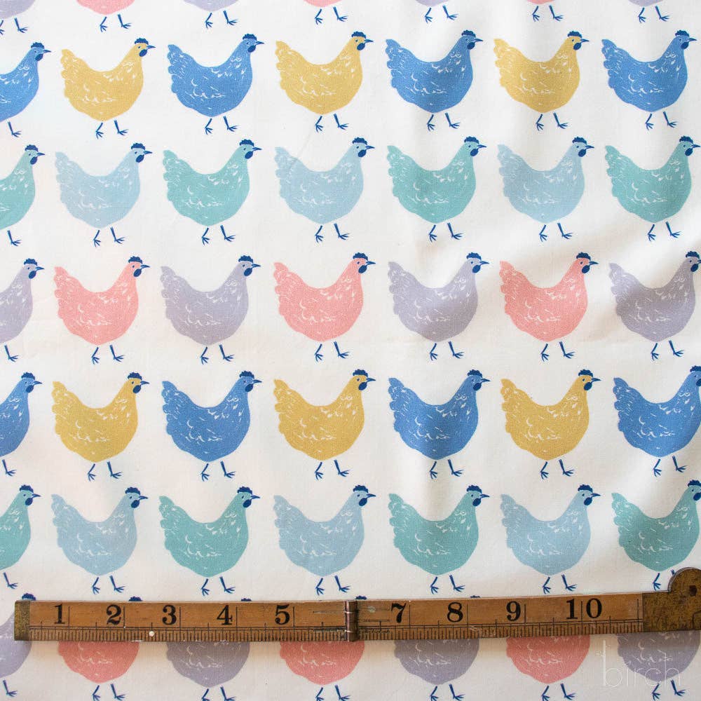Birch Fabrics: Organic Cotton Roost Homestead Poplin 115GSM Woven-by the Half Yard