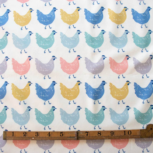Birch Fabrics: Organic Cotton Roost Homestead Poplin 115GSM Woven-by the Half Yard