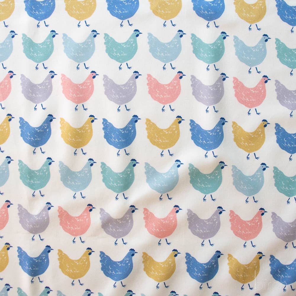 Birch Fabrics: Organic Cotton Roost Homestead Poplin 115GSM Woven-by the Half Yard