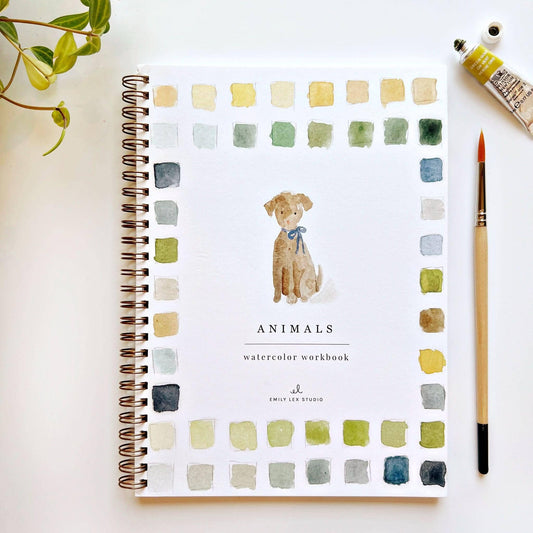Emily Lex Studio: Animal watercolor workbook