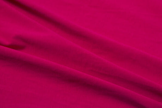 LA FINCH Cotton Spandex Solid Vibrant Pink Jersey 10 oz Knit-Sold by the yard