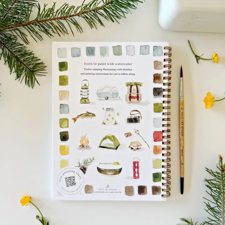 Emily Lex Studio: Camping Watercolor Book