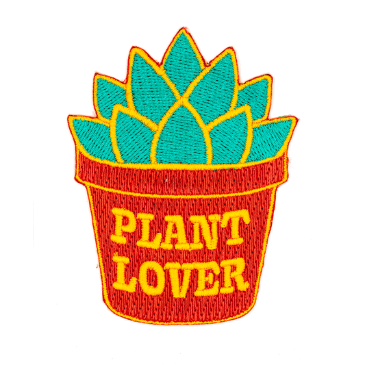 Plant Lover Embroidered Patch 2.5" inches- 1 patch