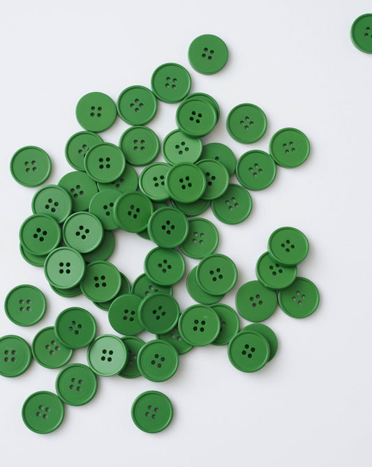 Sewing Notions: Matchy Matchy Sewing Club Grass Retro Buttons: Set of 6 -1 pack