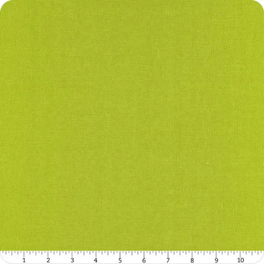 Kaufman Essex Cotton Linen Lime Green Woven Solid 5.6 oz- sold by the yard
