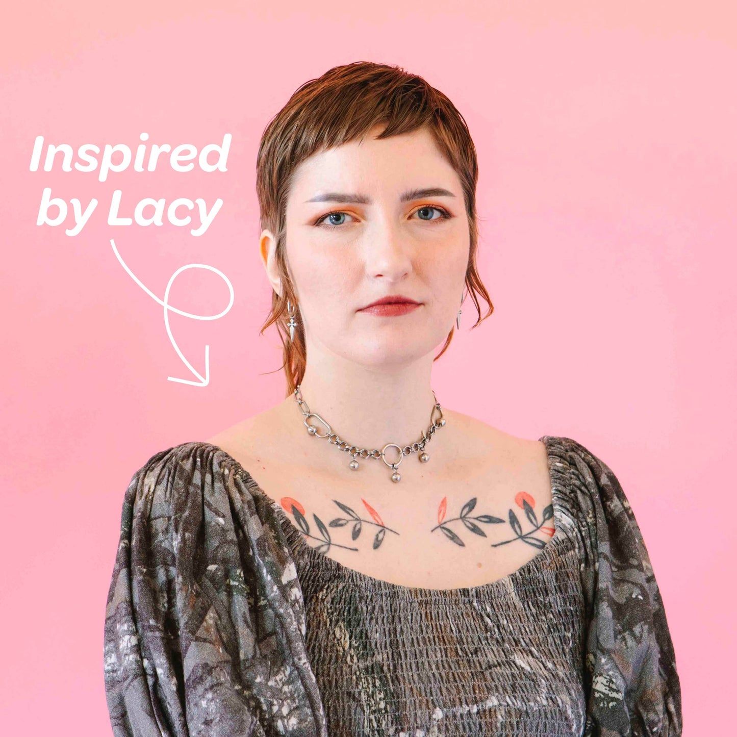 Sarah Hearts Camo and Barbed Wire Heart Multipack Woven Sewing Labels-1 pack