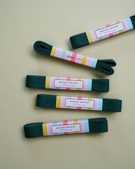 webbing for bagbaking forest green
