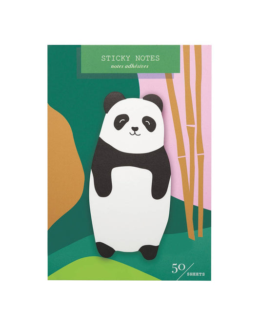 Stationary: Panda Bear Die Cut Sticky Notes-1 pack