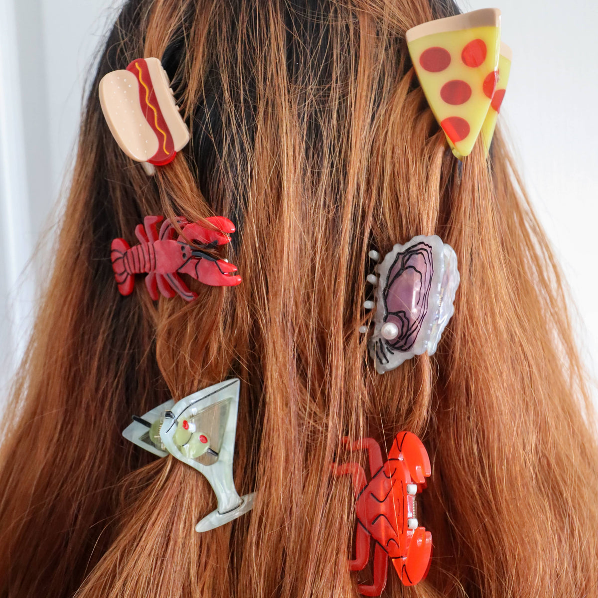 Hair Accessories: Jenny Lemons Mini Martini Hair Claw Clip 1.75x 1.5- 1 Hair Clip