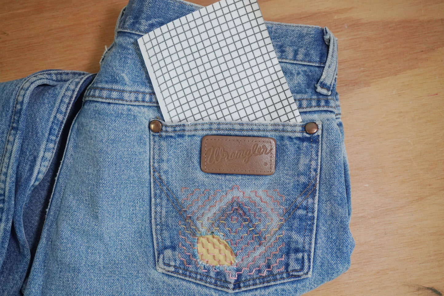 Sashiko and Visible Mending Supplies:  Stick and Stitch Patterns- Starter Pack:( 4 transfer sheets)