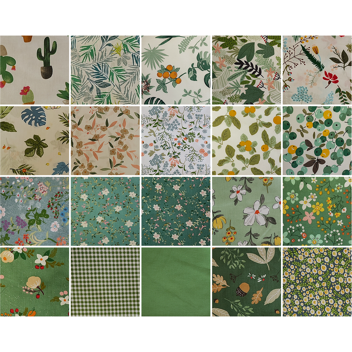 Quilting: Charm-pack 40pcs - 5" Square Precuts - Morning Mist Collection