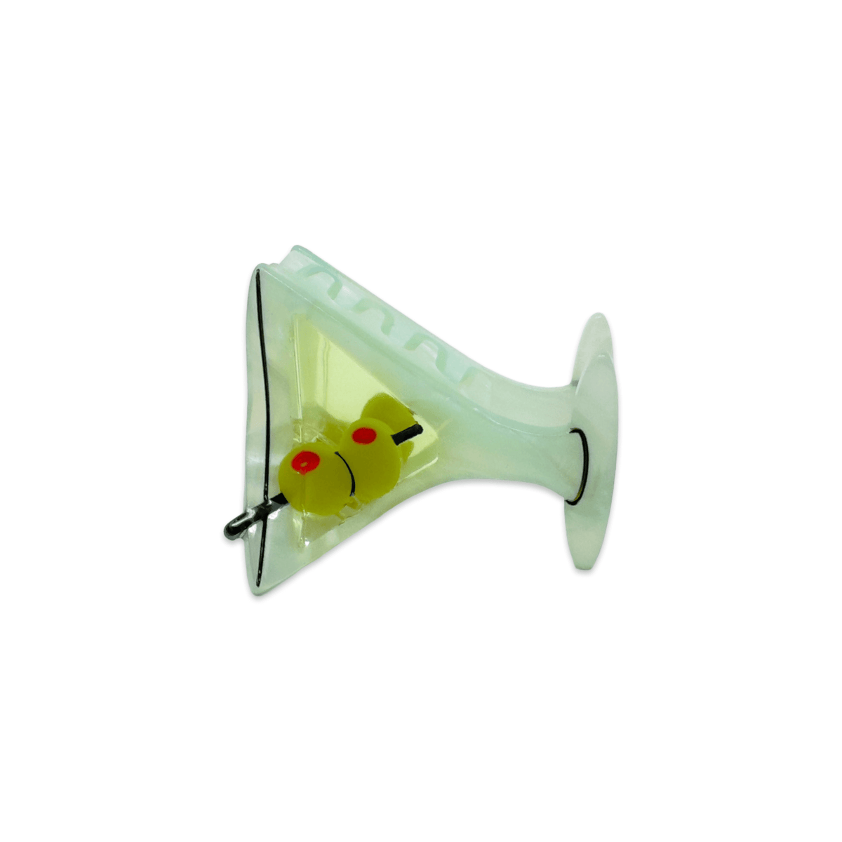 Hair Accessories: Jenny Lemons Mini Martini Hair Claw Clip 1.75x 1.5- 1 Hair Clip