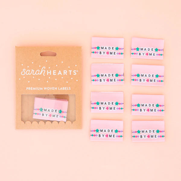 Notion: Sarah Hearts Woven Labels "Made by Me" Friendship Bracelet  - 1 pack
