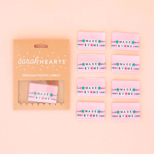 Notion: Sarah Hearts Woven Labels "Made by Me" Friendship Bracelet  - 1 pack
