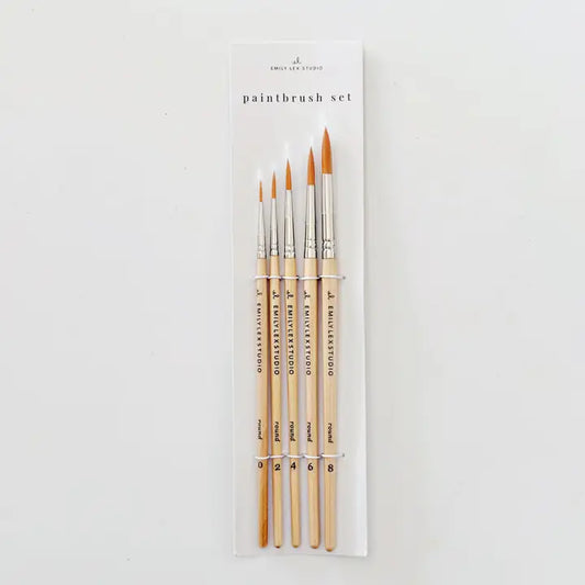 Emily Lex Studio: Paint Brush Set of 5 Brushes Kit
