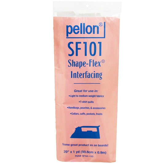 Web Only Sewing Supplies: Pellon SF101 Shape Flex Interfacing 20 inch wide 1 yard cut- 1 pack