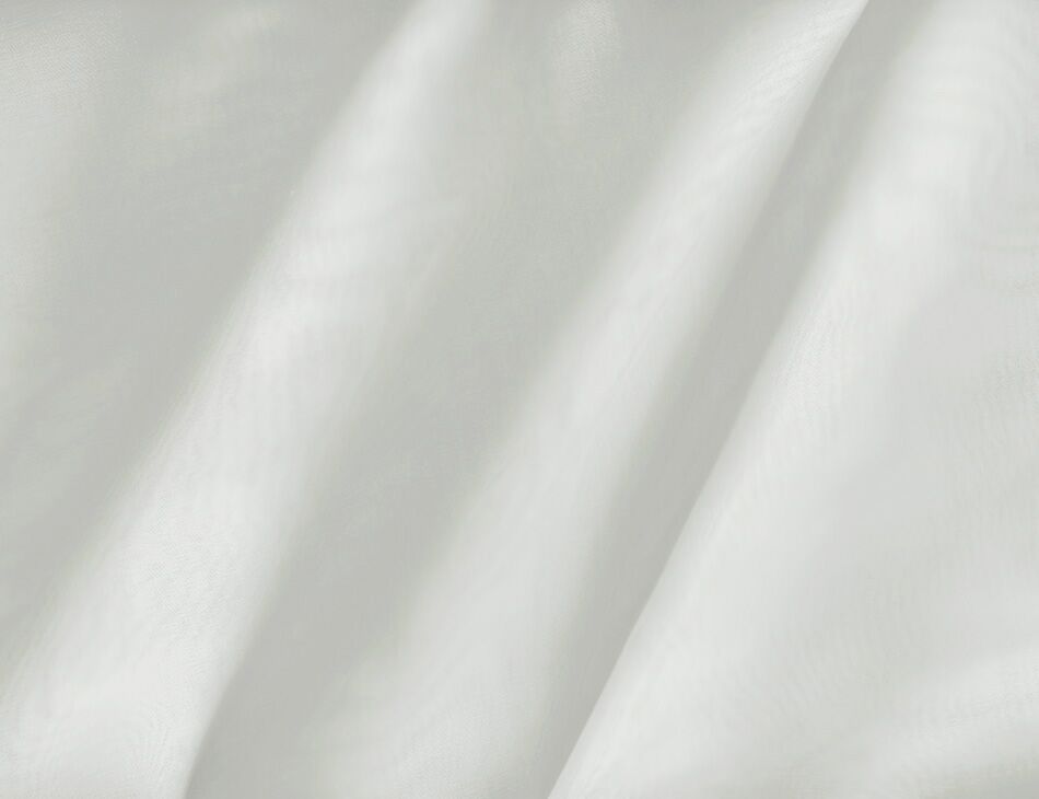 silk organza solid white
