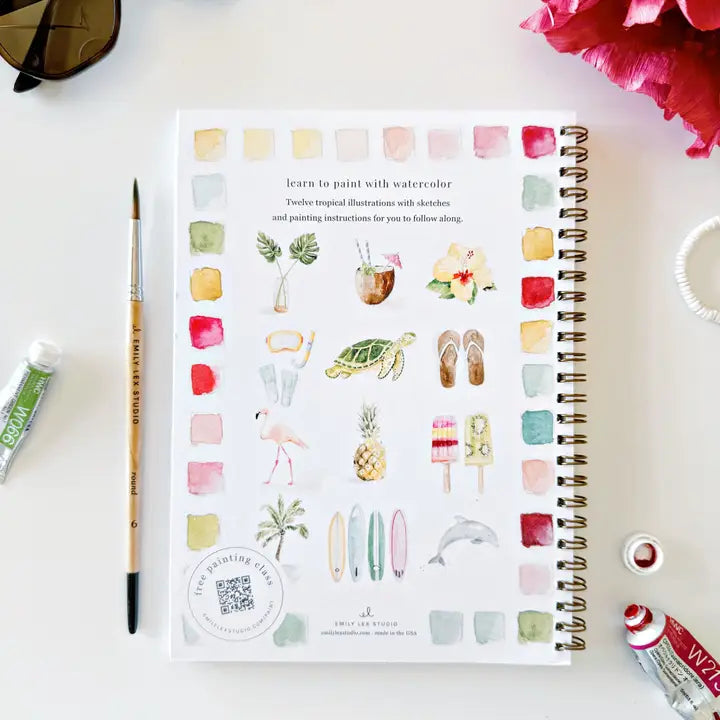 Emily Lex Studio: Tropical Watercolor Book