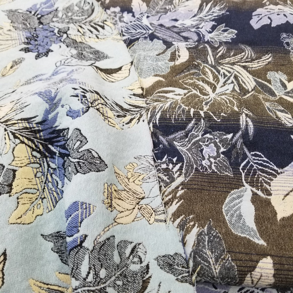 Designer Deadstock Dolce Ombre  Floral Jacquard Woven- Sold by the yard