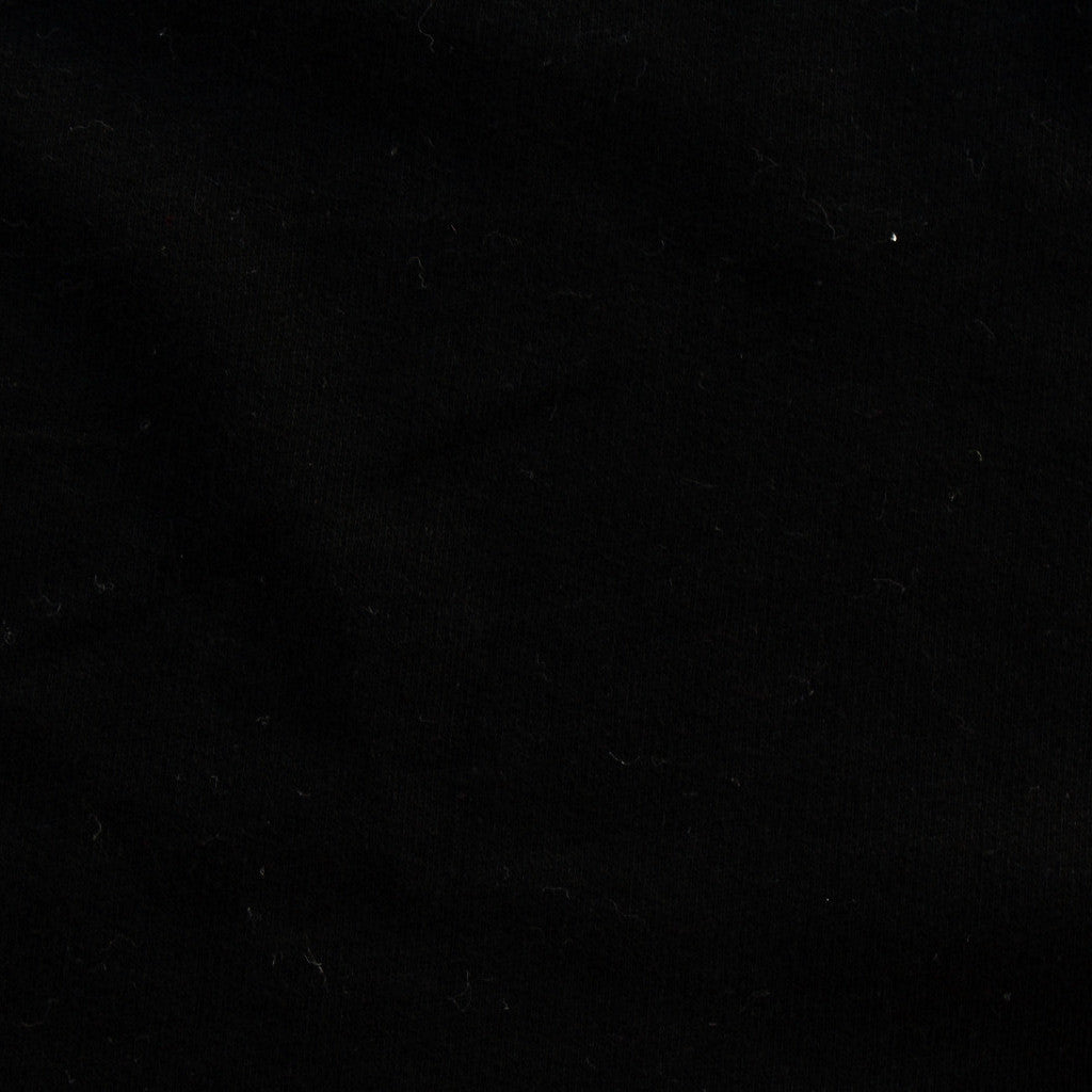 LA FINCH Cotton Spandex Solid Black Jersey 10 oz Knit-Sold by the yard