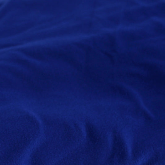 Double Brushed Poly Spandex Royal Blue Solid LA Finch