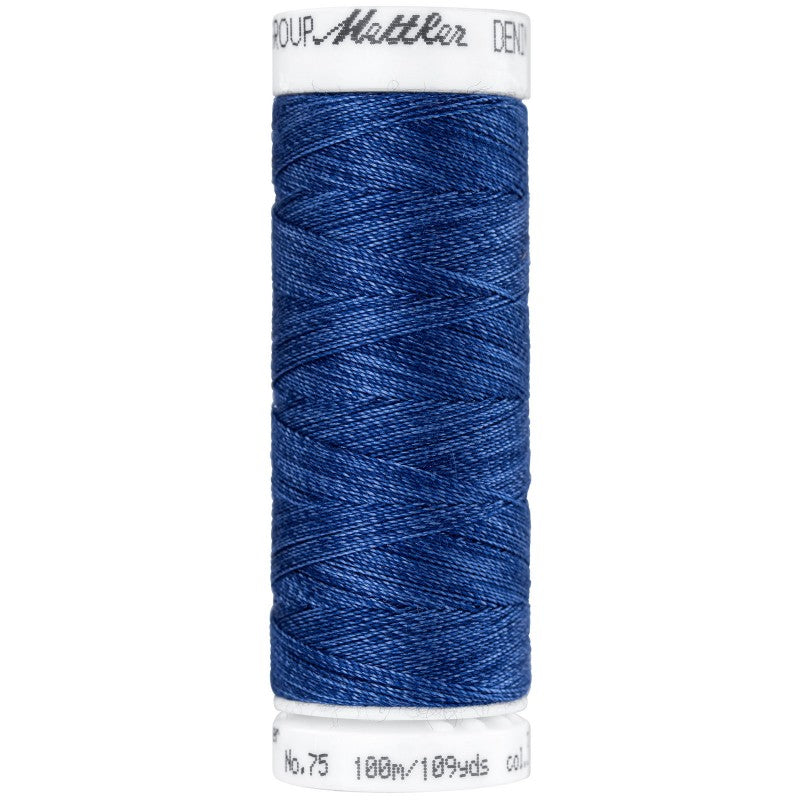 Notion: Mettler Denim Doc Thread #3623 Navy Blue Cotton Covered Polyester 40wt-109 yards- Sold by the Spool