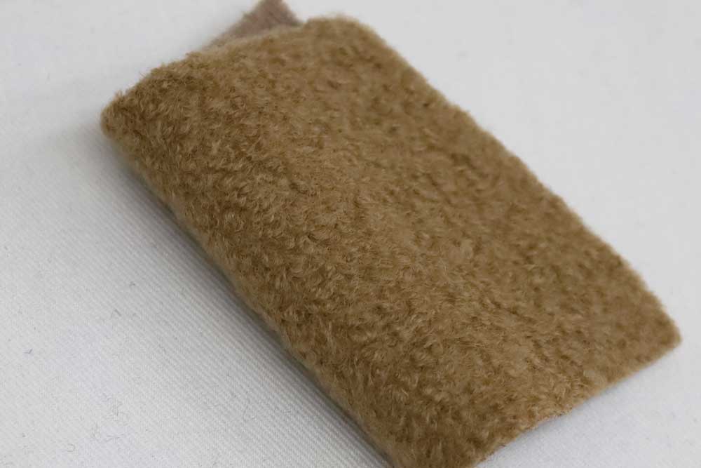 Designer Deadstock Wool Blend French Terry Knit Taupe- Sold by the yard