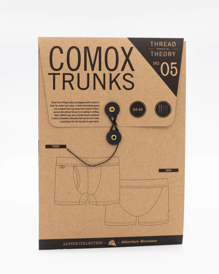 Pattern for Garment Making: Comox Trunks by Thread Theory Designs Inc.- Printed Pattern