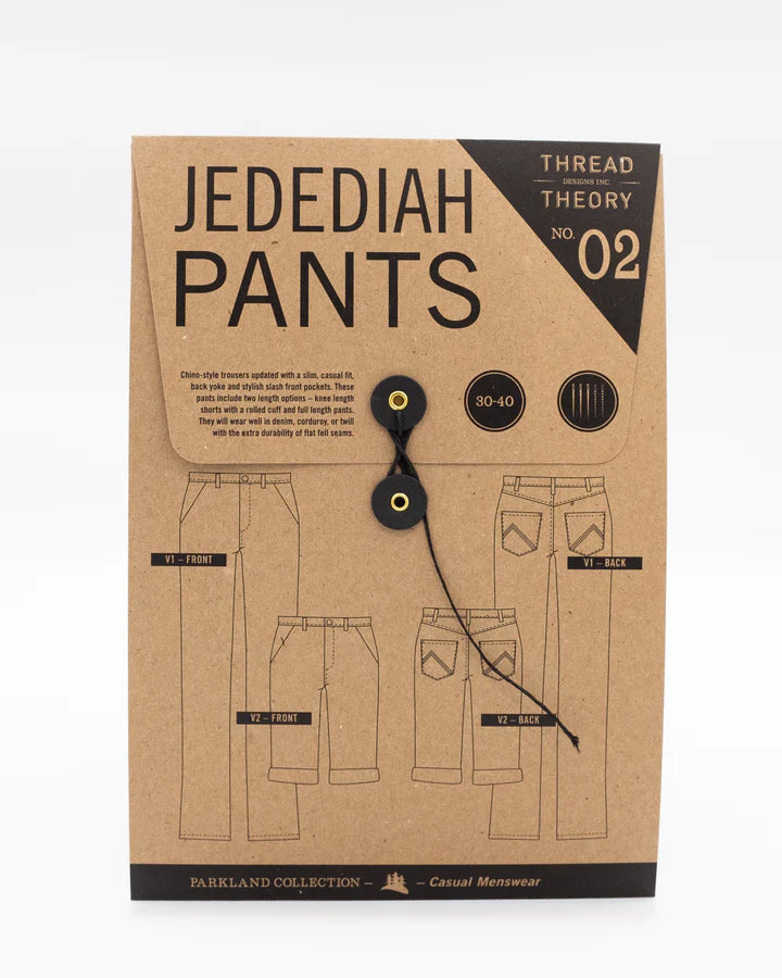 Pattern for Garment Making: Jedediah Pants & Shorts by Thread Theory Designs Inc. - Printed Pattern
